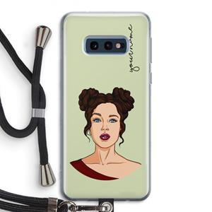 CaseCompany Pop-Art Creator: Samsung Galaxy S10e Transparant Hoesje met koord