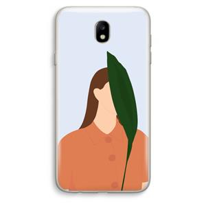 CaseCompany Leaf: Samsung Galaxy J7 (2017) Transparant Hoesje