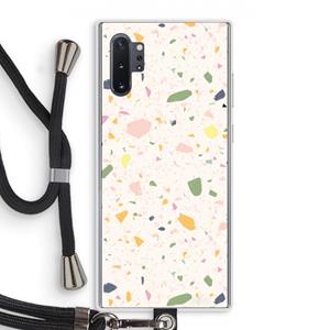 CaseCompany Terrazzo N°21: Samsung Galaxy Note 10 Plus Transparant Hoesje met koord