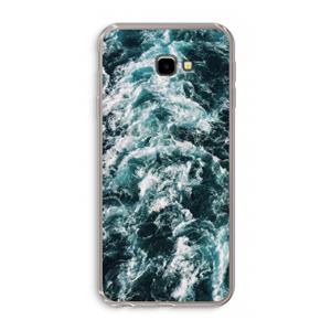 CaseCompany Zee golf: Samsung Galaxy J4 Plus Transparant Hoesje