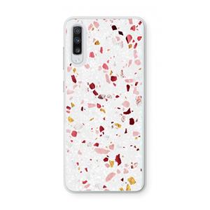 CaseCompany Terrazzo N°9: Samsung Galaxy A70 Transparant Hoesje