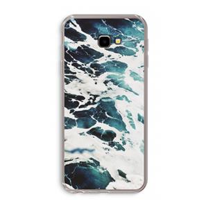 CaseCompany Golven: Samsung Galaxy J4 Plus Transparant Hoesje