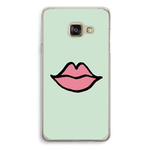 CaseCompany Kusje: Samsung A3 (2017) Transparant Hoesje