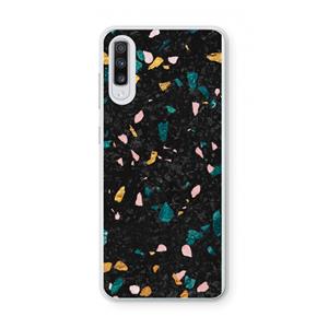 CaseCompany Terrazzo N°10: Samsung Galaxy A70 Transparant Hoesje
