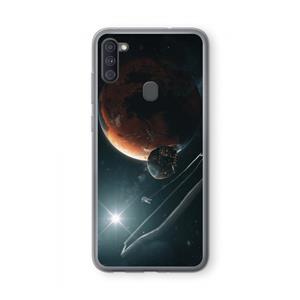 CaseCompany Mars Renaissance: Samsung Galaxy A11 Transparant Hoesje