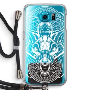 CaseCompany Oh Deer: Samsung Galaxy S6 Transparant Hoesje met koord