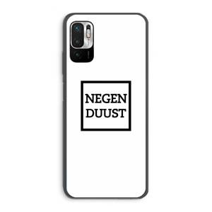 CaseCompany Negenduust vierkant: Xiaomi Redmi Note 10 5G Transparant Hoesje