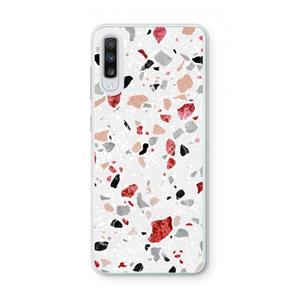 CaseCompany Terrazzo N°12: Samsung Galaxy A70 Transparant Hoesje