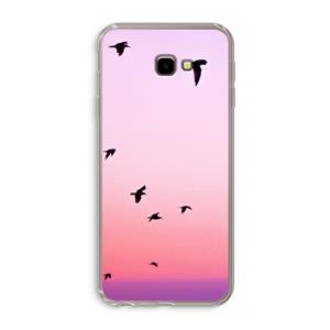 CaseCompany Fly away: Samsung Galaxy J4 Plus Transparant Hoesje