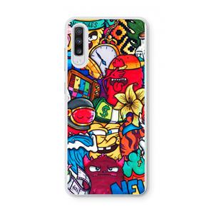 CaseCompany No Rules: Samsung Galaxy A70 Transparant Hoesje
