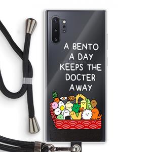 CaseCompany Bento a day: Samsung Galaxy Note 10 Plus Transparant Hoesje met koord