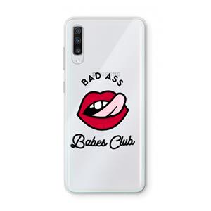 CaseCompany Badass Babes Club: Samsung Galaxy A70 Transparant Hoesje