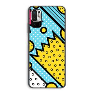 CaseCompany Pop Art #1: Xiaomi Redmi Note 10 5G Transparant Hoesje