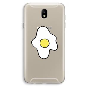 CaseCompany Spiegelei: Samsung Galaxy J7 (2017) Transparant Hoesje