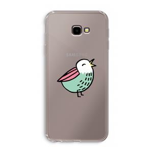 CaseCompany Birdy: Samsung Galaxy J4 Plus Transparant Hoesje