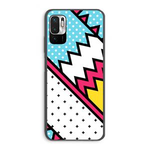 CaseCompany Pop Art #2: Xiaomi Redmi Note 10 5G Transparant Hoesje