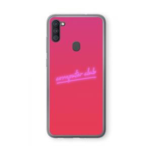 CaseCompany Vice Glow: Samsung Galaxy A11 Transparant Hoesje