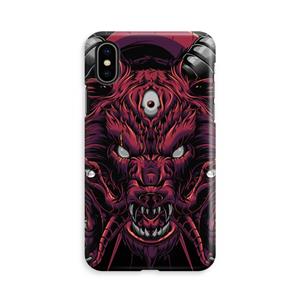 CaseCompany Hell Hound and Serpents: iPhone X Volledig Geprint Hoesje