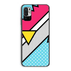 CaseCompany Pop Art #3: Xiaomi Redmi Note 10 5G Transparant Hoesje