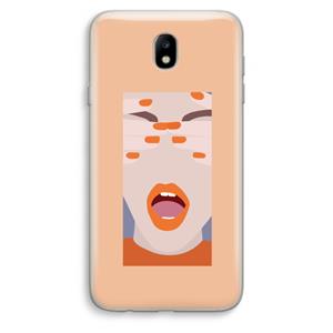 CaseCompany Surprise: Samsung Galaxy J7 (2017) Transparant Hoesje