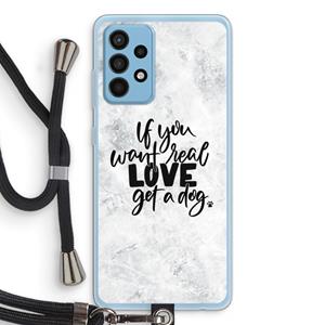 CaseCompany Partner in crime: Samsung Galaxy A52 Transparant Hoesje met koord