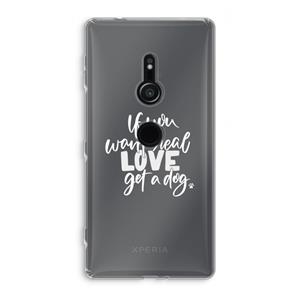 CaseCompany Partner in crime: Sony Xperia XZ2 Transparant Hoesje