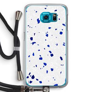 CaseCompany Terrazzo N°5: Samsung Galaxy S6 Transparant Hoesje met koord