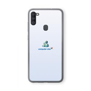 CaseCompany MSN: Samsung Galaxy A11 Transparant Hoesje