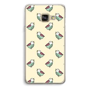 CaseCompany Vogeltjes: Samsung A3 (2017) Transparant Hoesje