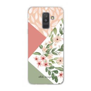 CaseCompany Sweet heaven geometrics: Samsung Galaxy A6 Plus (2018) Transparant Hoesje