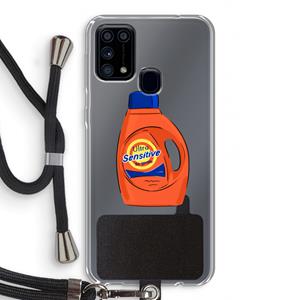 CaseCompany Ultra Sensitive: Samsung Galaxy M31 Transparant Hoesje met koord