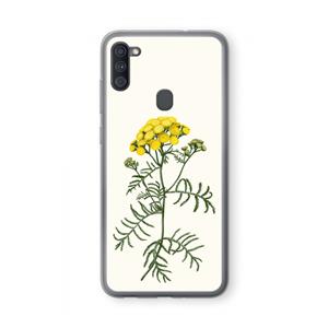 CaseCompany Tansy: Samsung Galaxy A11 Transparant Hoesje