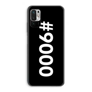 CaseCompany 9000: Xiaomi Redmi Note 10 5G Transparant Hoesje