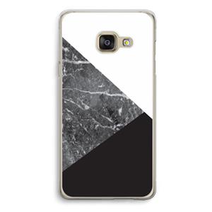 CaseCompany Combinatie marmer: Samsung A3 (2017) Transparant Hoesje