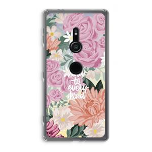 CaseCompany Kindness matters: Sony Xperia XZ2 Transparant Hoesje