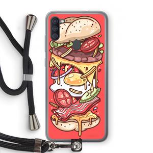 CaseCompany Diet Coke Please: Samsung Galaxy A11 Transparant Hoesje met koord