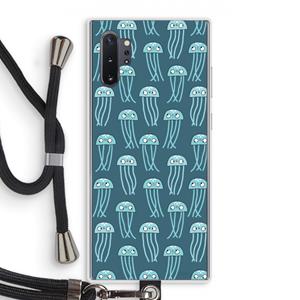 CaseCompany Kwallie: Samsung Galaxy Note 10 Plus Transparant Hoesje met koord