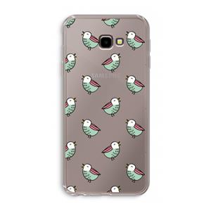 CaseCompany Vogeltjes: Samsung Galaxy J4 Plus Transparant Hoesje