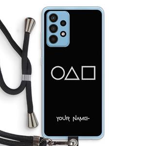 CaseCompany Squid Game: Samsung Galaxy A52 Transparant Hoesje met koord