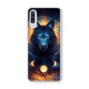 CaseCompany Wolf Dreamcatcher: Samsung Galaxy A70 Transparant Hoesje
