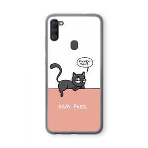 CaseCompany GSM poes: Samsung Galaxy A11 Transparant Hoesje