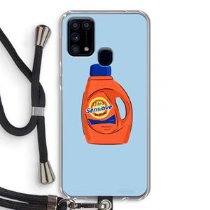 CaseCompany Ultra Sensitive: Samsung Galaxy M31 Transparant Hoesje met koord