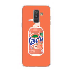 CaseCompany S(peach)less: Samsung Galaxy A6 Plus (2018) Transparant Hoesje