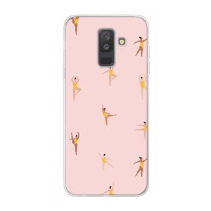 CaseCompany Dans #2: Samsung Galaxy A6 Plus (2018) Transparant Hoesje