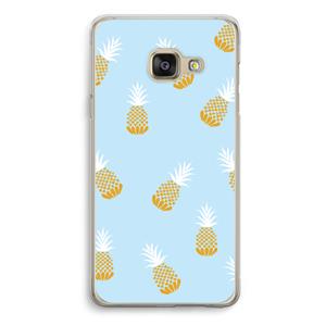 CaseCompany Ananasjes: Samsung A3 (2017) Transparant Hoesje