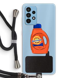 CaseCompany Ultra Sensitive: Samsung Galaxy A52 Transparant Hoesje met koord