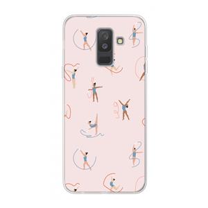 CaseCompany Dancing #3: Samsung Galaxy A6 Plus (2018) Transparant Hoesje