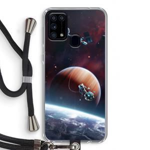 CaseCompany Examiner: Samsung Galaxy M31 Transparant Hoesje met koord