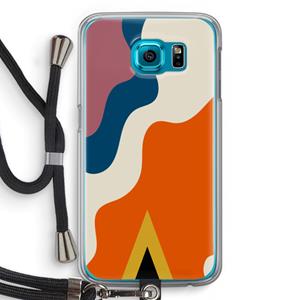 CaseCompany Noor A: Samsung Galaxy S6 Transparant Hoesje met koord