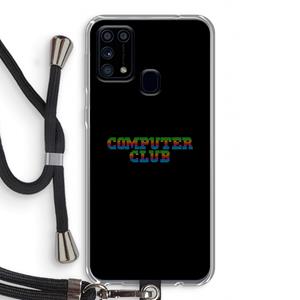 CaseCompany Retro: Samsung Galaxy M31 Transparant Hoesje met koord